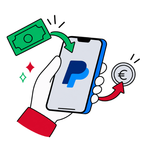 PayPal per versamenti e ritiri
